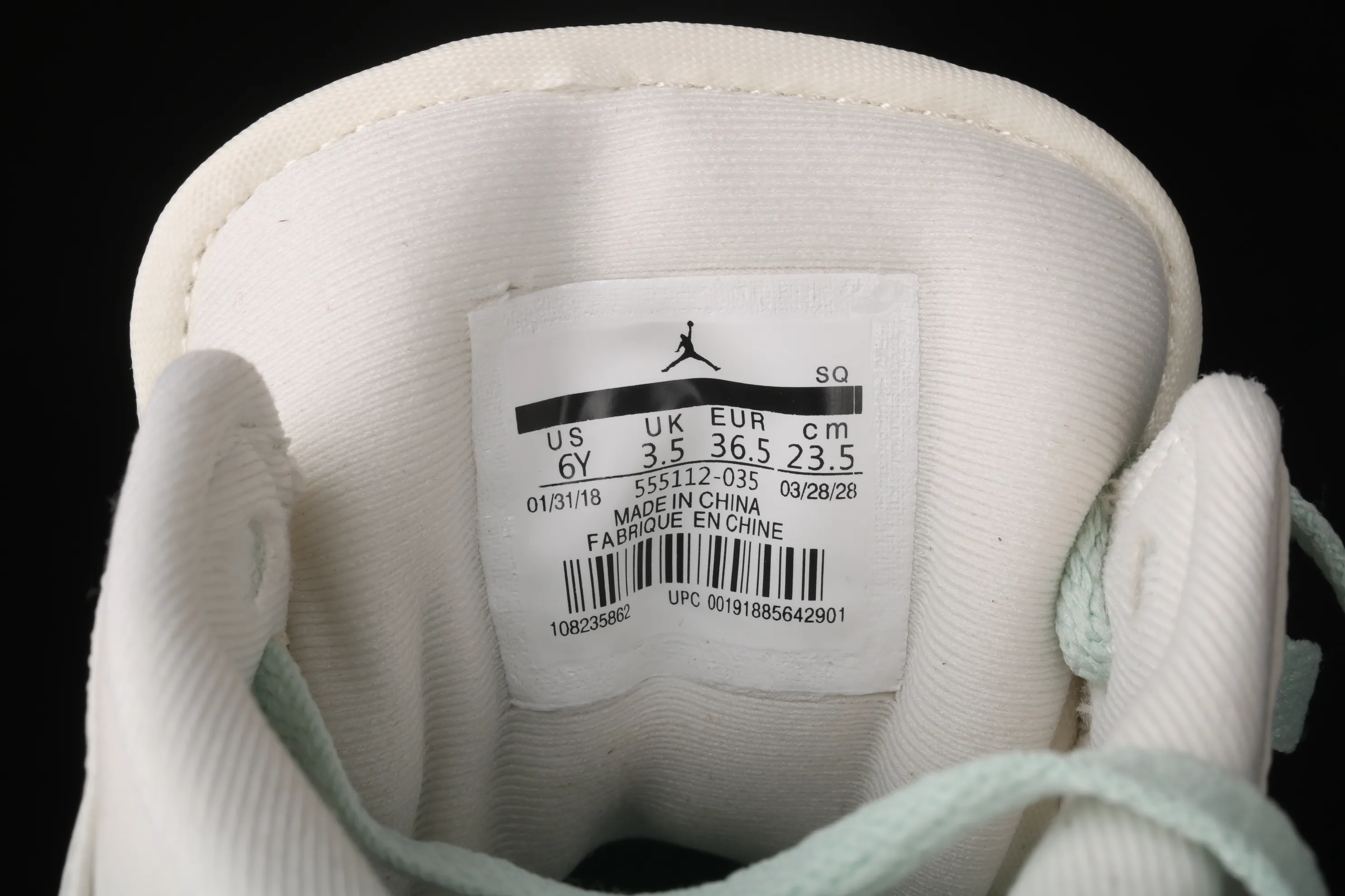 All categories Air Jordan Jordan series basketball shoes Air Jordan 1 Mid cost-effective version Air Jordan 1 Ret High AJ1 Joe 1 rice white mandarin duck hook 555112-035